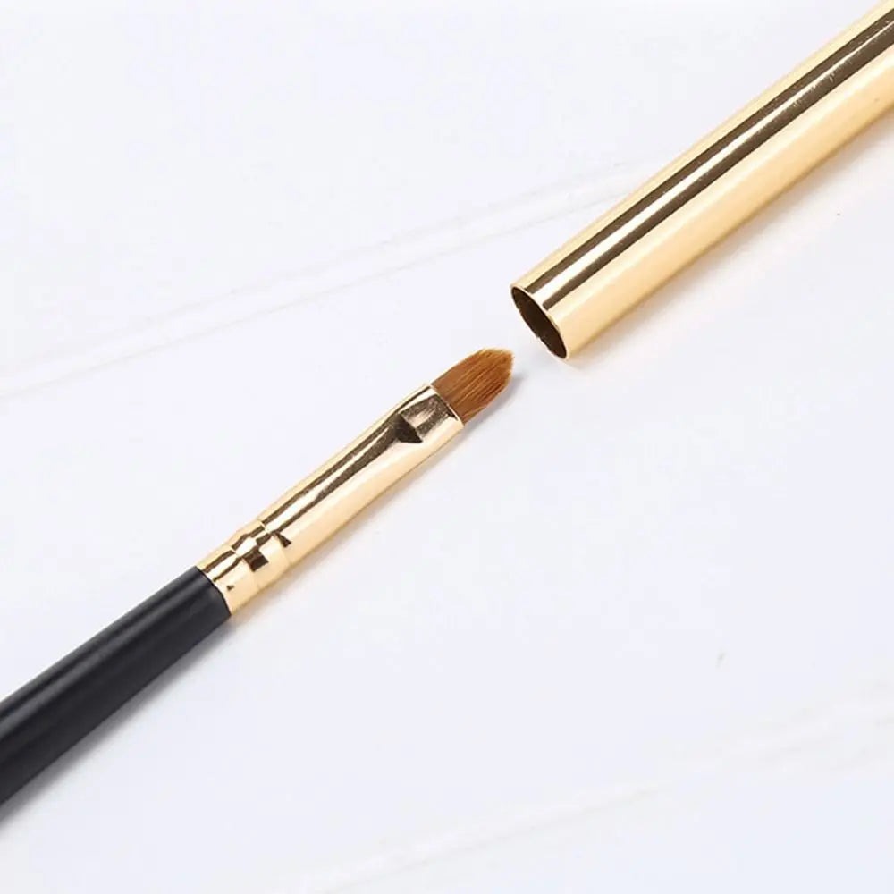 Lip Gloss & Lipstick Brush – Concealer & Lip Makeup Brush with Protective Cap