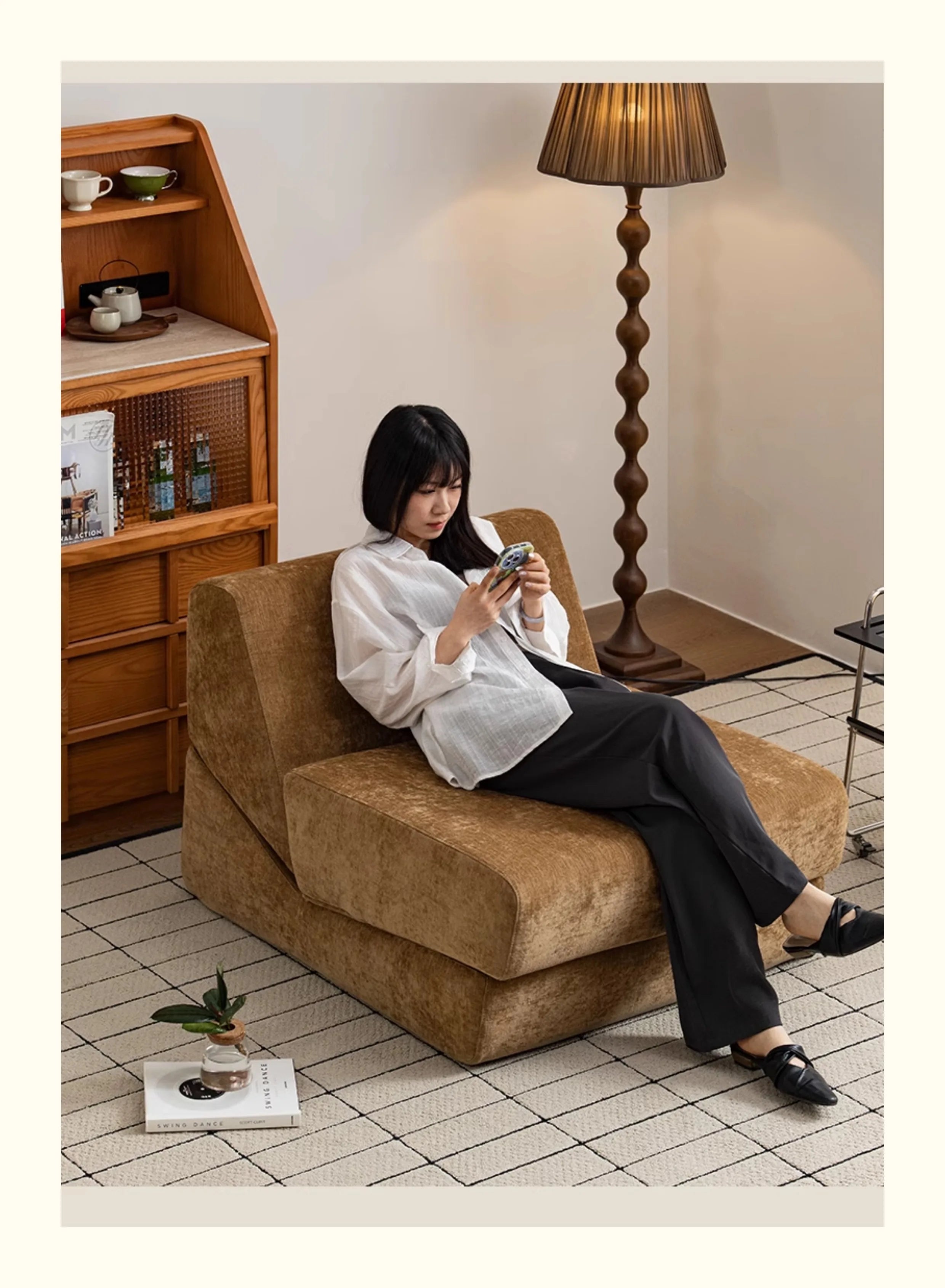 Modern Modular Living Room Sofa – Elegant Premium Luxury Neutral Sofa