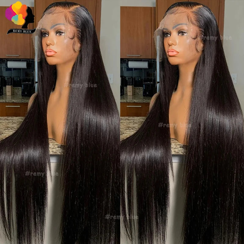 13x6 Loose Deep Wave Lace Front Human Hair Wig Brazilian 13x4 Transparent Lace Frontal Wigs for Black Women Curly Human Hair Wig