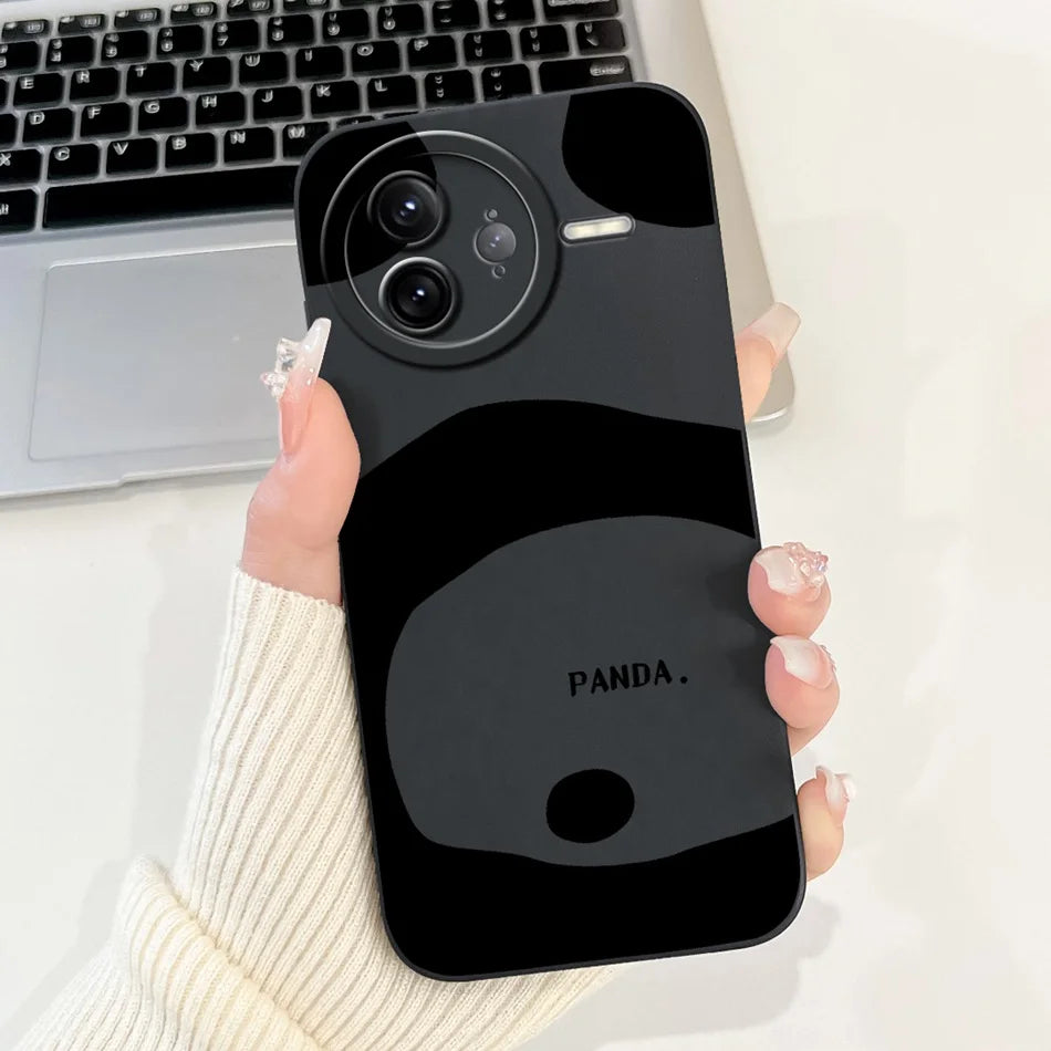 Xiaomi Poco F7 Ultra / F7 Pro Phone Case – Cute Cat & Panda Soft Silicone Shockproof Cover