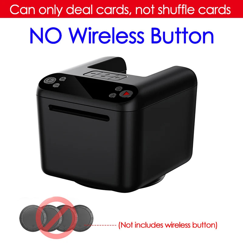 3 Decks Poker Playing Card Dealing Machine 360° Rotating Automatic Card Dealer Smart Dispenser Rechargeable 5000mAh