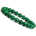 Natural Green Malachite Stone Bracelet 6/8/10mm Handmade Round Beads Bracelets Couple Energy Yoga Bracelet Men Women Jewelry Top