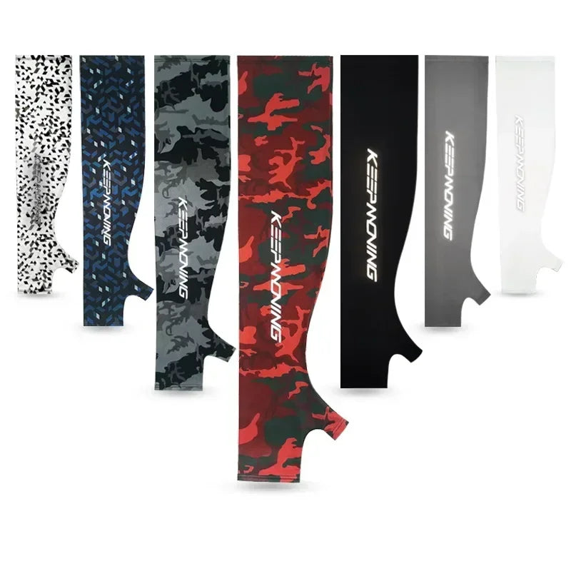 UV Protection Ice Silk Arm Sleeves – Cooling Cycling & Sports Sleeves for Men & Women