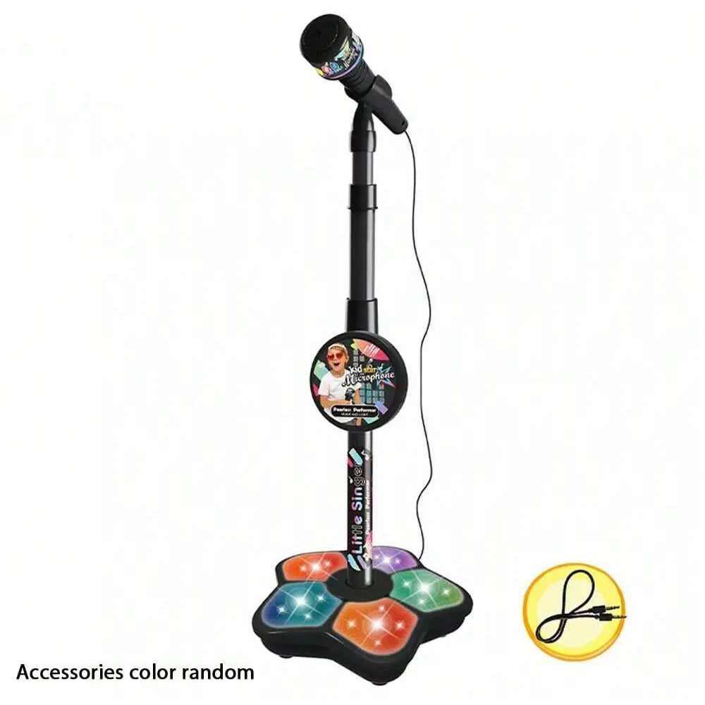 Kids Karaoke Microphone Stand – Portable Children's Electronic Karaoke Machine for Parties