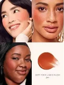 Rare Beauty Liquid Blush – Silky Smooth High-Gloss Mirror Finish Makeup