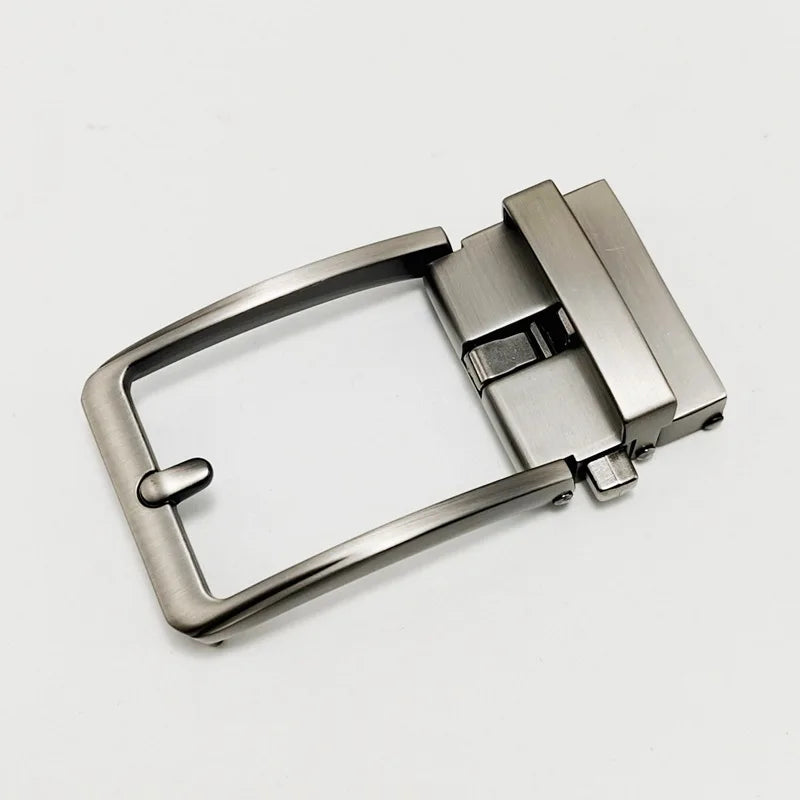 Men's Automatic Belt Buckle – Zinc Alloy DIY Replacement Buckle 3.5cm