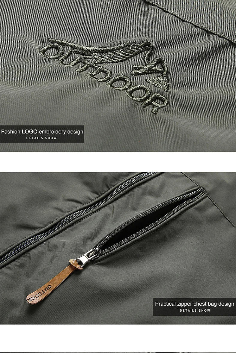 Men's Waterproof Softshell Tactical Jacket – Windbreaker for Hunting, Hiking & Fishing