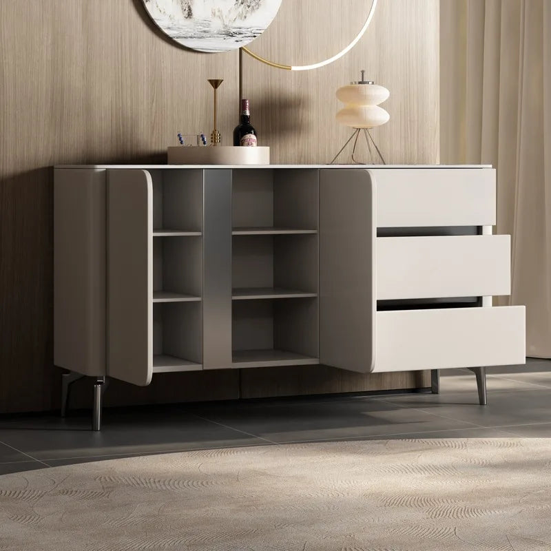 Design Storage Living Room Cabinets Light Luxury Premium Minimalist Display Cabinet Trendy Meuble Rangement Furniture Home