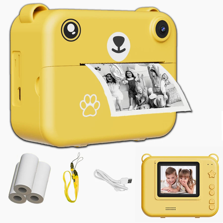 Kids Digital Camera – 1080P HD Instant Print Photo with Video Recorder & Mini Thermal Printer