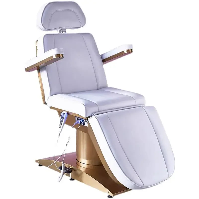 Professional Beauty Salon Bed – 3 or 4 Motor Metal Base with Manual & Remote Control