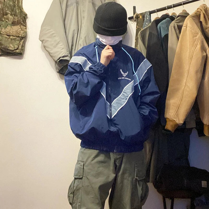 US Air Force PT Running Jacket – Waterproof Windbreaker Training Uniform