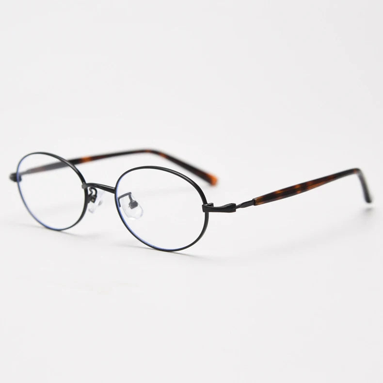 Oval Metal Spectacles Frames – Lightweight Eyeglass Frames for Men & Women