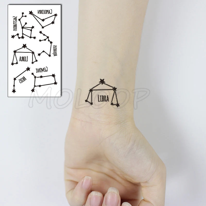 Sexy Red Lips Water Transfer Tattoo – Waterproof Body Art 10.5x6cm