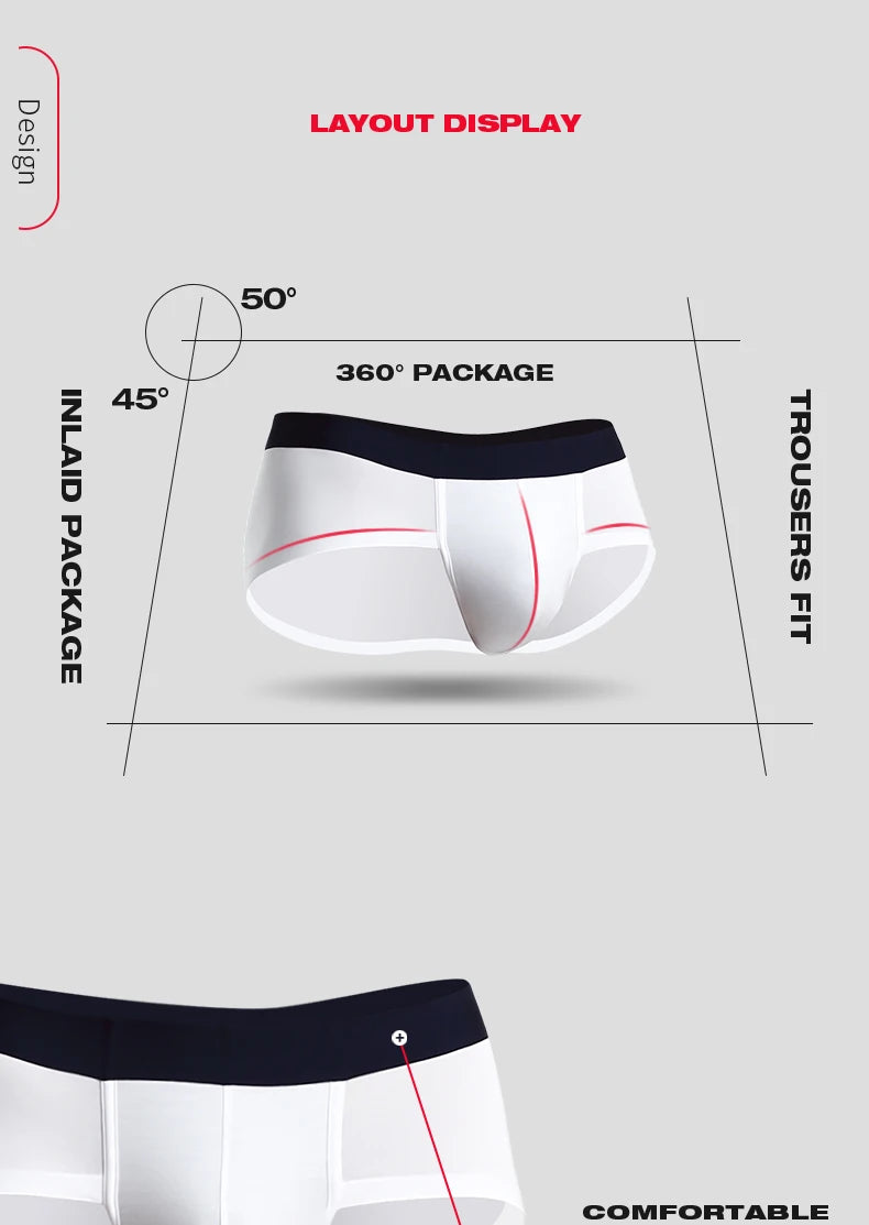 Men's underwear Men's briefs U raised bag Summer Youth Modal sexy breathable low waist bottom underpants