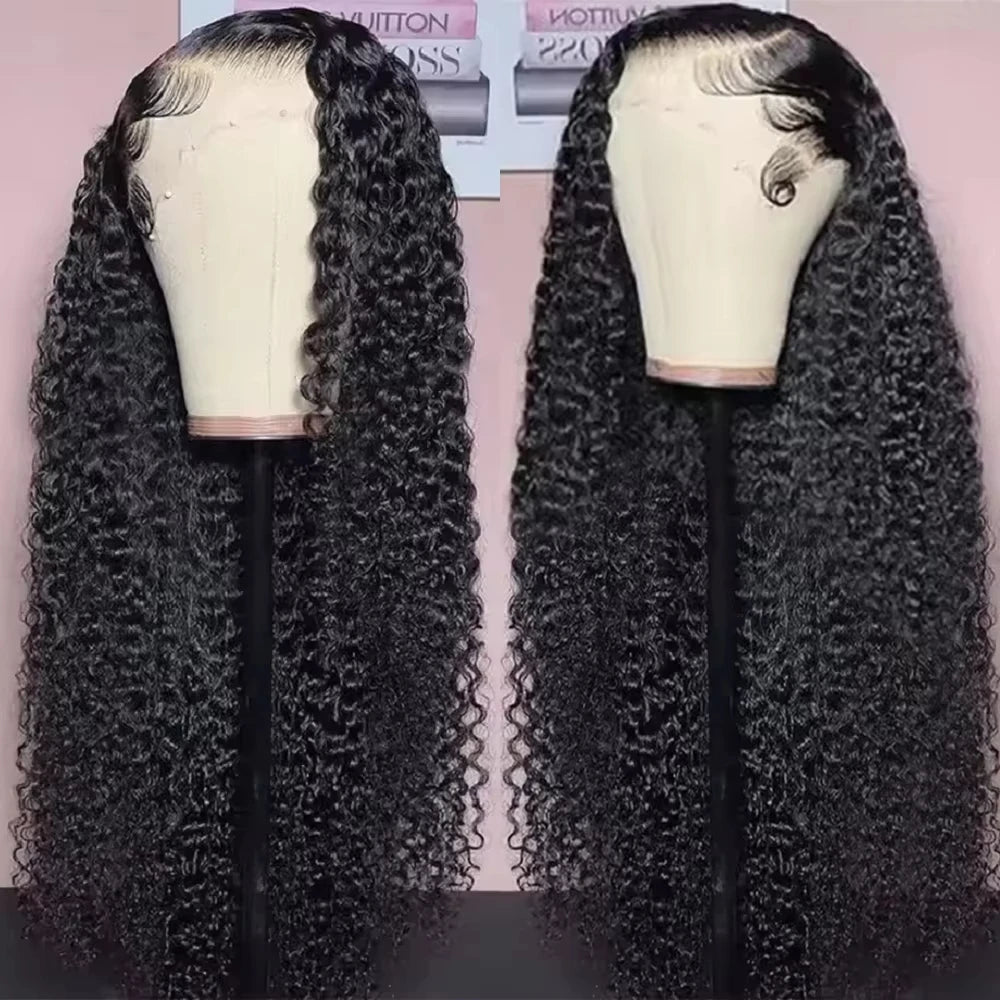 13x6 HD Curly 250% Density 30 42 Inch Lace Front 5x5 Glueless Wigs Human Hair Wigs Deep Wave 13x4 Lace Frontal Wig Ready To Go