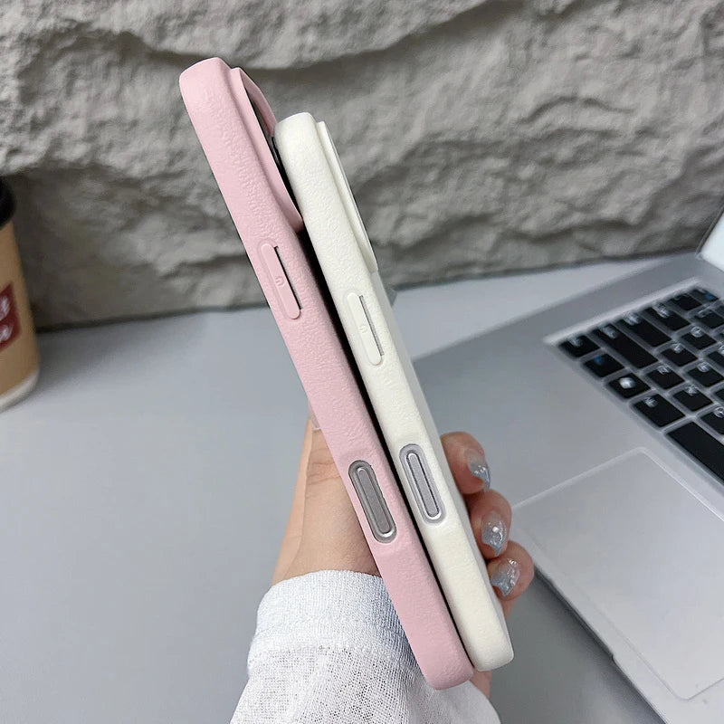 Whale Pattern Case For iPhone 17e 17 16 15 14 Pro Max 13 12 Pro Max 11 16e Shockproof Soft Silicone Leather Texture Phone Cover