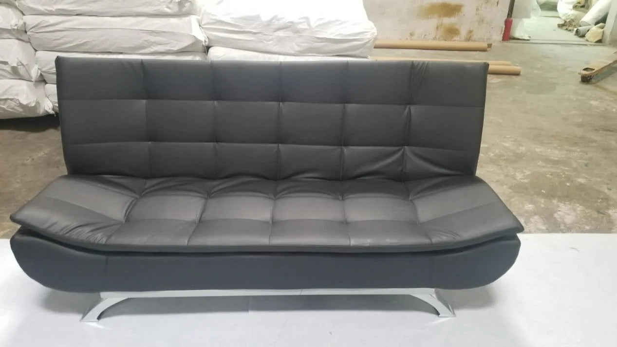 PU Leather Foldable Sofa Bed – Modern Office & Living Room Convertible Sofa