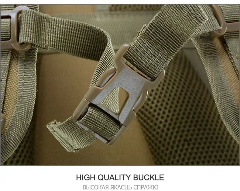 40L Camping Hiking Backpacks Tactical Backpack for Men/women Reflective Outdoor Climbing Rucksack Bag Survival Molle Travel Bags