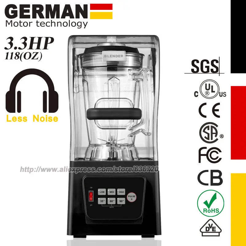 G7500C Commercial Blender – 2800W High-Power Professional Kitchen Blender