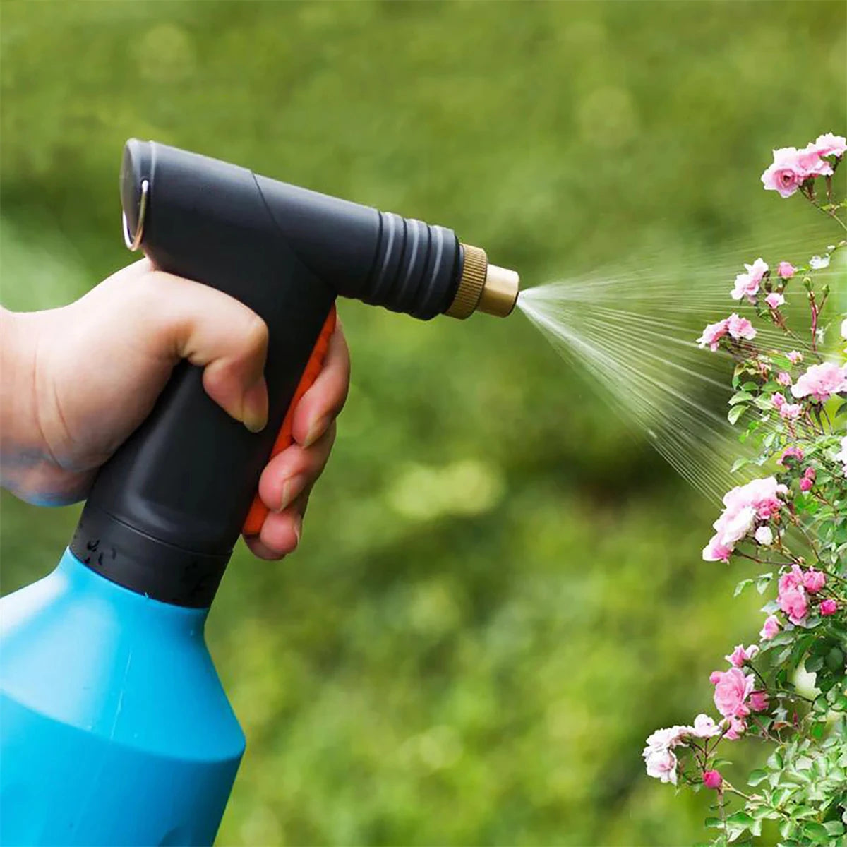 Adjustable Copper Nozzle Sprayer Bottle – 680ml Hand Pressure Pneumatic Spray Kettle for Garden & Disinfection