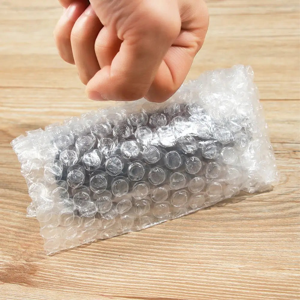 50pcs PE Clear Cushioning Covers Envelope Shockproof Package White Bubble Bag Protective Wrap Foam Packing Bags