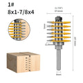 YUSUN 2-Teeth Adjustable Finger Joint Router Bit – Professional Woodworking Tool