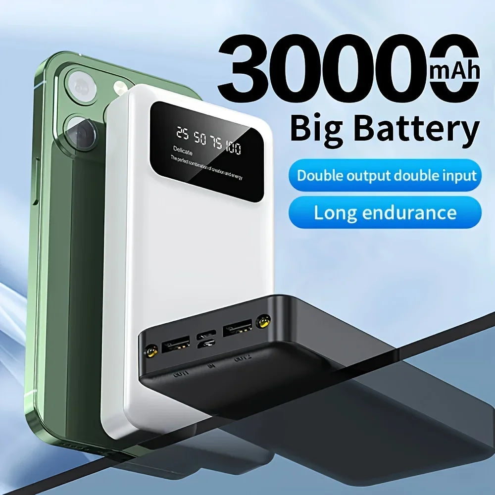 Power Bank 50000mAh Large Capacity External Battery USB Fast Charging LED Display Portable Phone Charger For iphone and Xiaomi