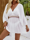 Beach Kimono Cover-Up Midi Dress – Women's Swimsuit Tunic Wrap