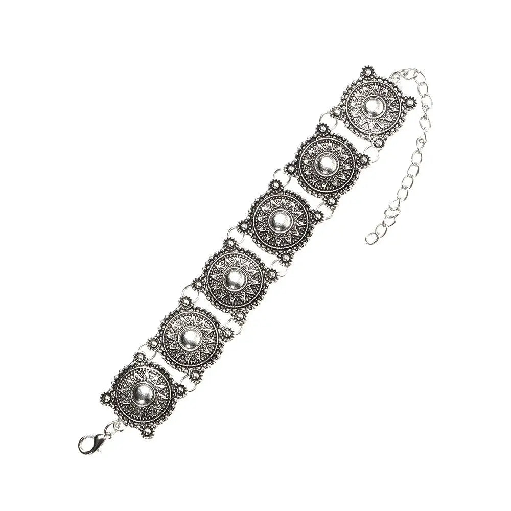 Fashion Vintage Jewelry Set – Necklace & Bracelet Wrist & Neck Accessories for Women