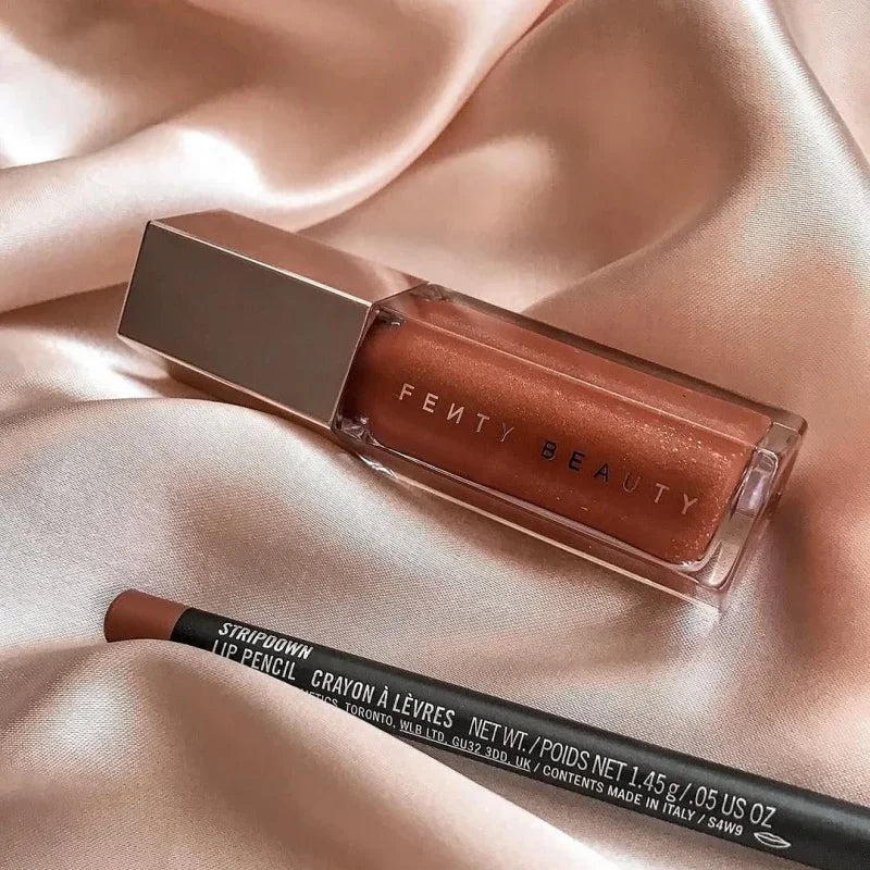 Fashion Fenty Beauty Lip Glaze Moisten Shine Glitter Lip Plumper Makeup For Beginner Liquid Lipstick Female Makeup Cosmetics