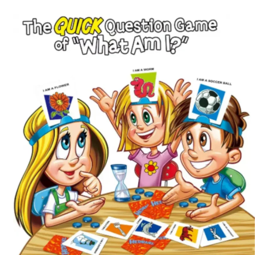 Kids Picture Guessing Board Game – Who Is It? Family Party Game for Children