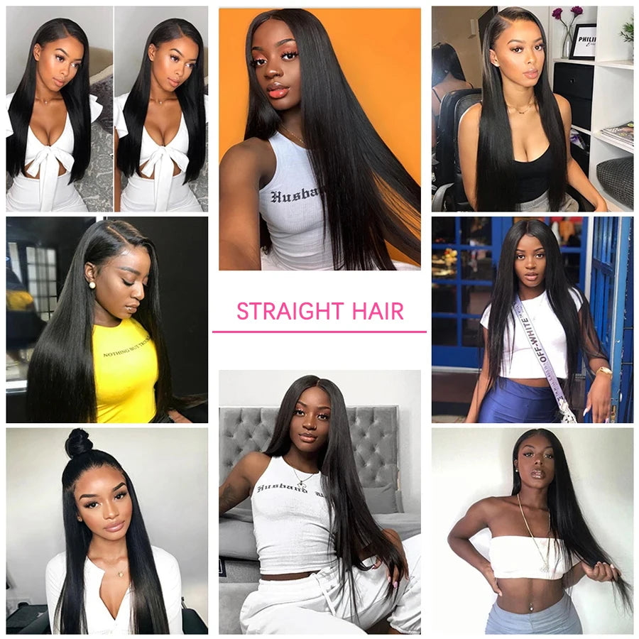 30 36 Inch 13x4 Human Hair Lace Frontal Wig Bone Straight Transparent Hd Lace Wig 13x6 Human Hair For Woman Remy Human Hair Wigs