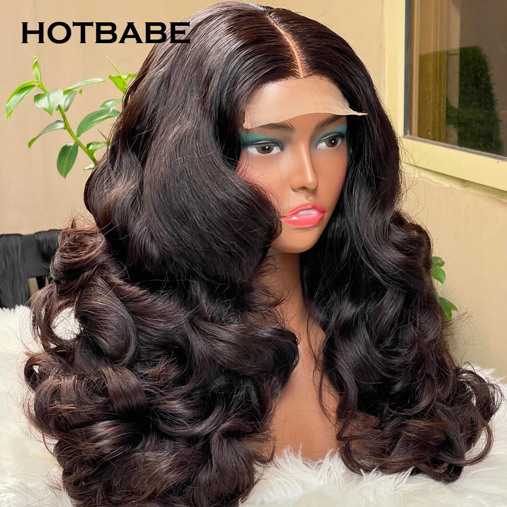 Glueless Wigs Human Hair Bouncy Curly 400 Density 13x6 HD Lace Frontal Wig Culry Human Hair Wig Wear And Go 4x4 HD Lace Wig