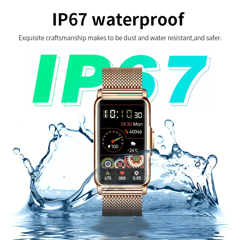 LIGE Women's Smartwatch – 1.47" Bluetooth Fitness Bracelet with Blood Oxygen & Sleep Monitor
