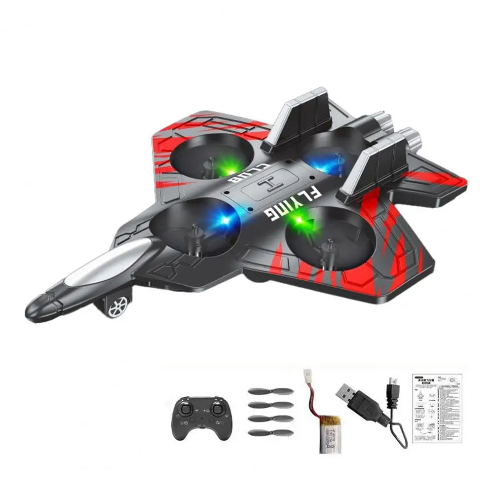 Remote Control Airplane Toy – 360° Stunt Flip Mini EPP Foam Fighter Jet for Kids & Adults (2.4GHz)