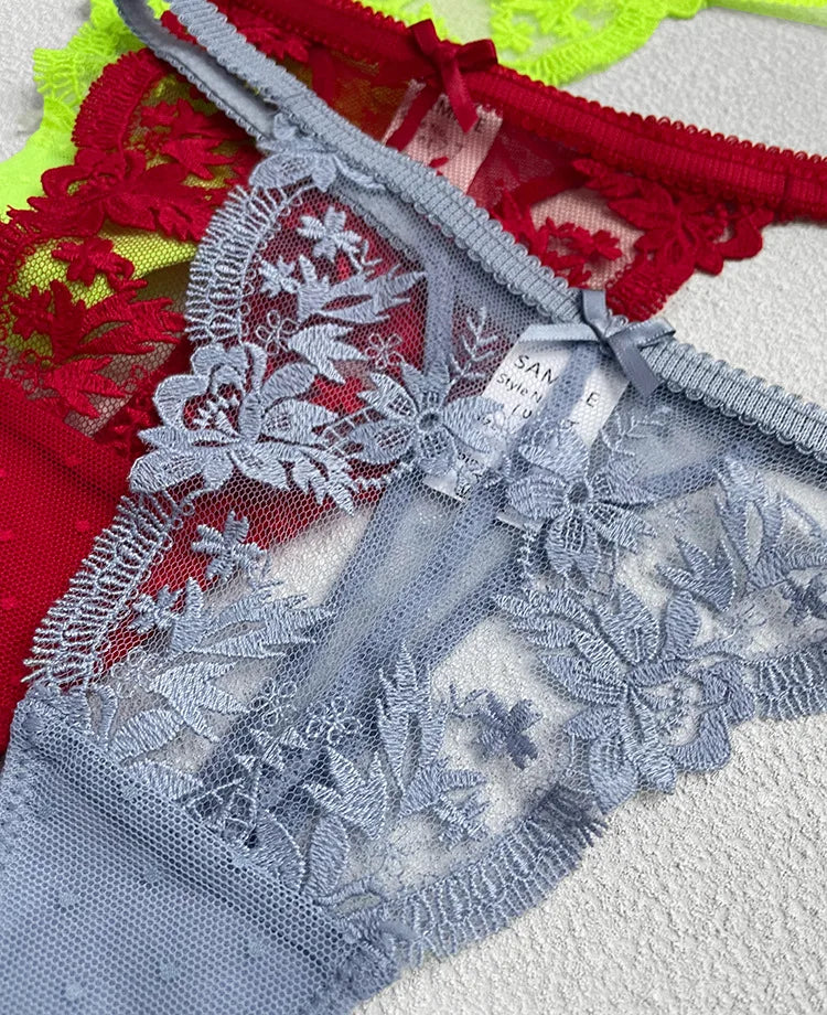 Lace Thong Panties – Women's Seamless Breathable G-String Underwear (S–XL)