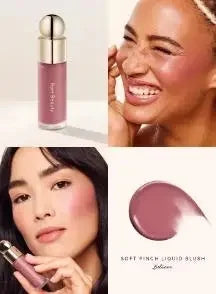 Rare Beauty Liquid Blush – Silky Smooth High-Gloss Mirror Finish Makeup