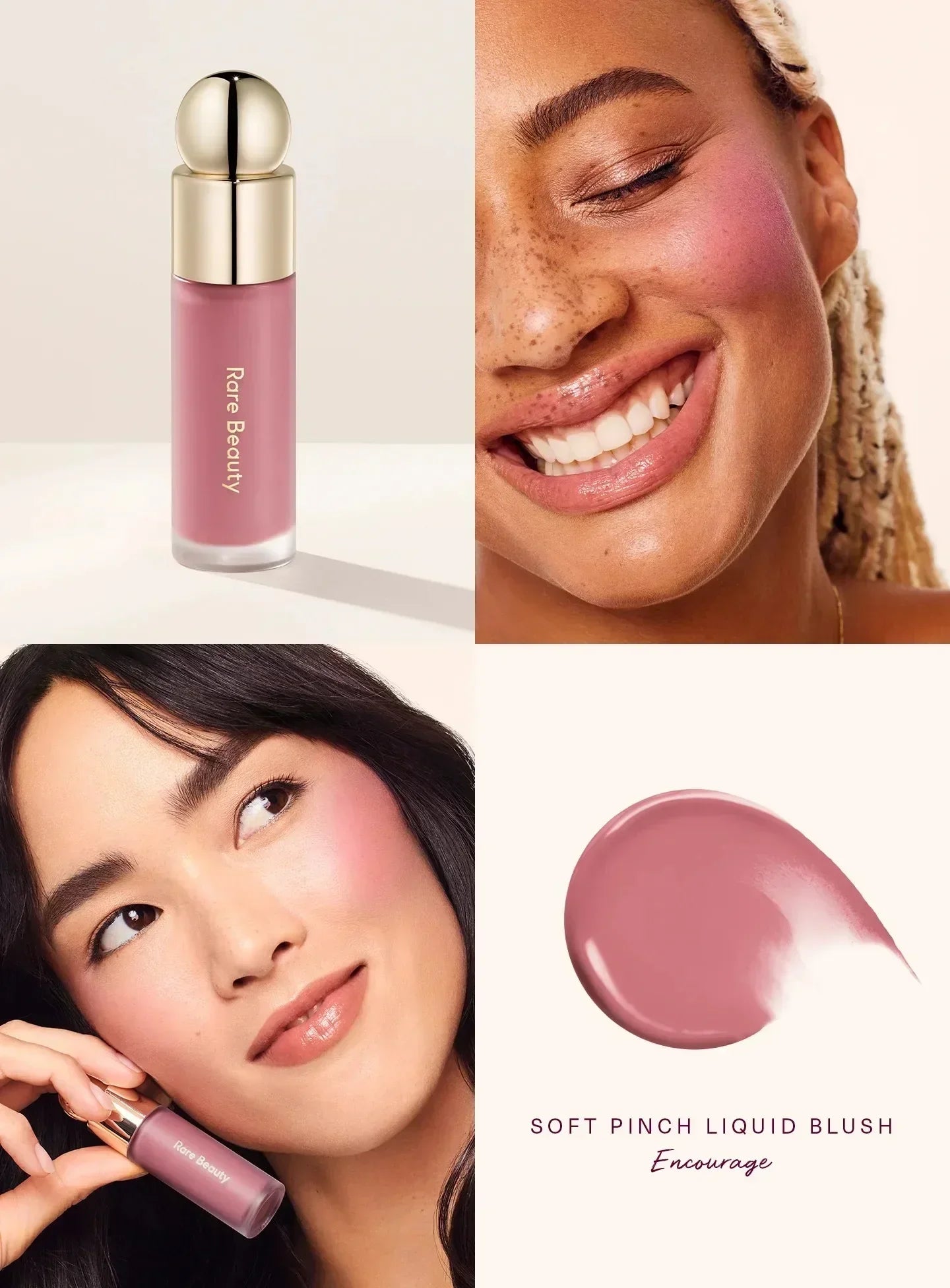 Rare Beauty Liquid Blusher – Highlight, Contour, Bronzer & Lip Gloss Collection