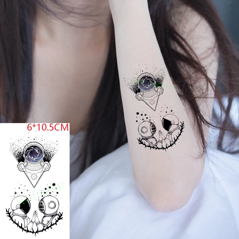 Anime Fire Flame Temporary Tattoo – Waterproof Flash Tattoo for Kids, Men & Women