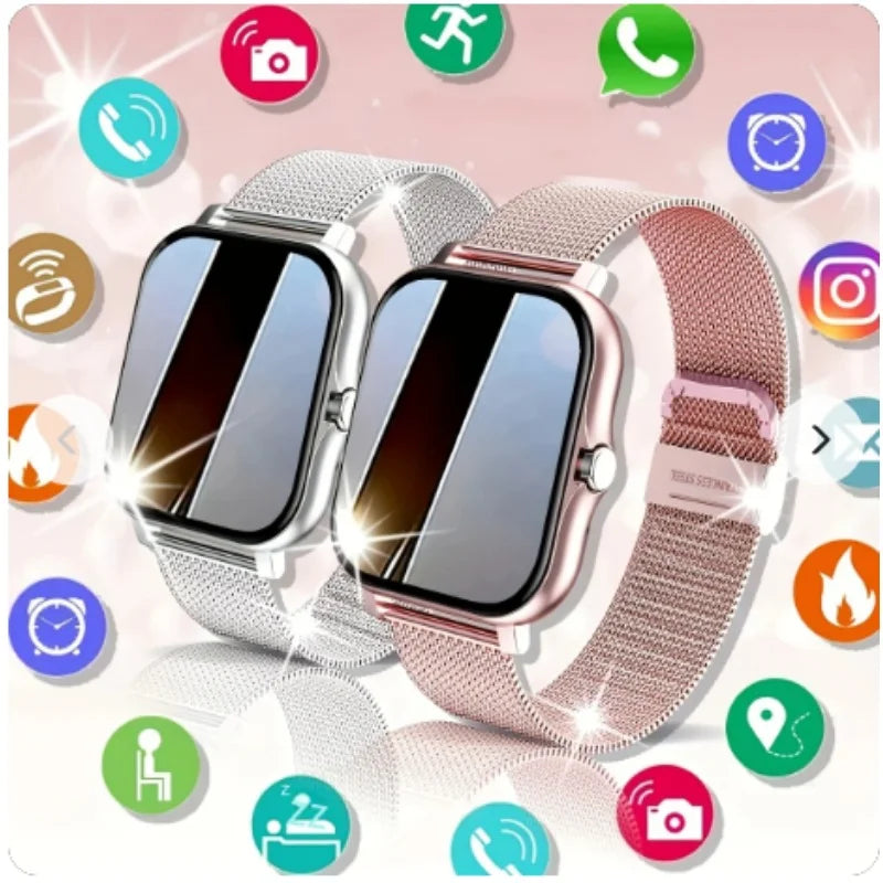 Bluetooth Call Smartwatch – 1.83" Sports Fitness Watch for Android & iOS