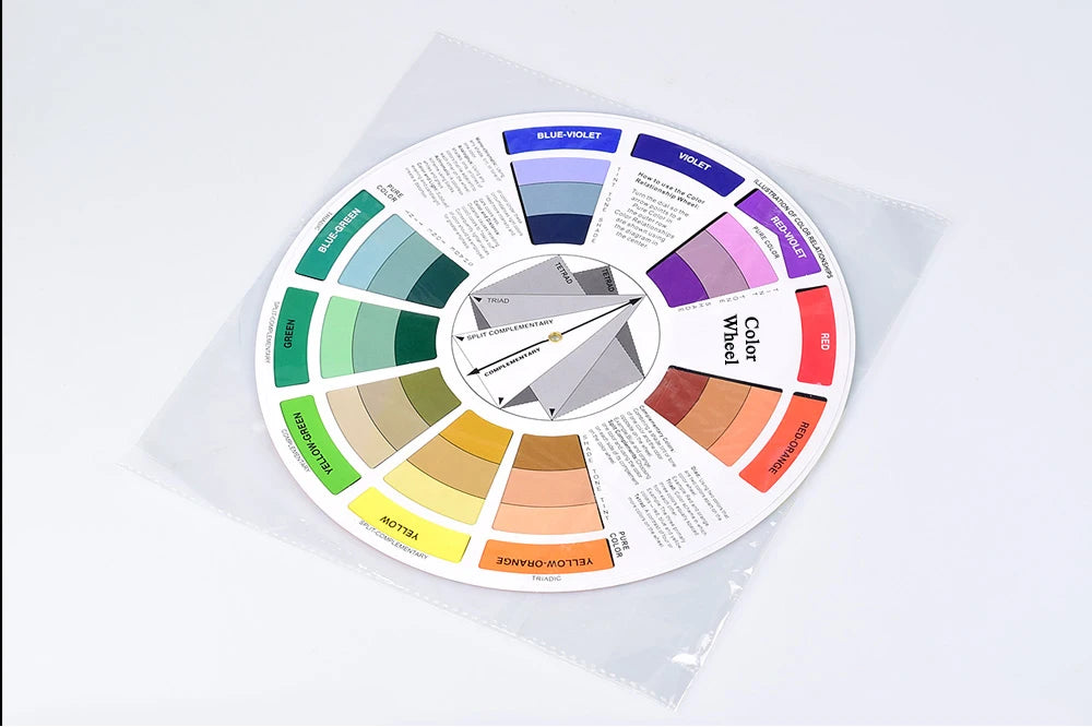 1pc Permanent Tattoo Makeup Lips Eyeliner Micro Pigment Color Wheel For Mixing Pigments Tattoo Accessories Ink Wheel
