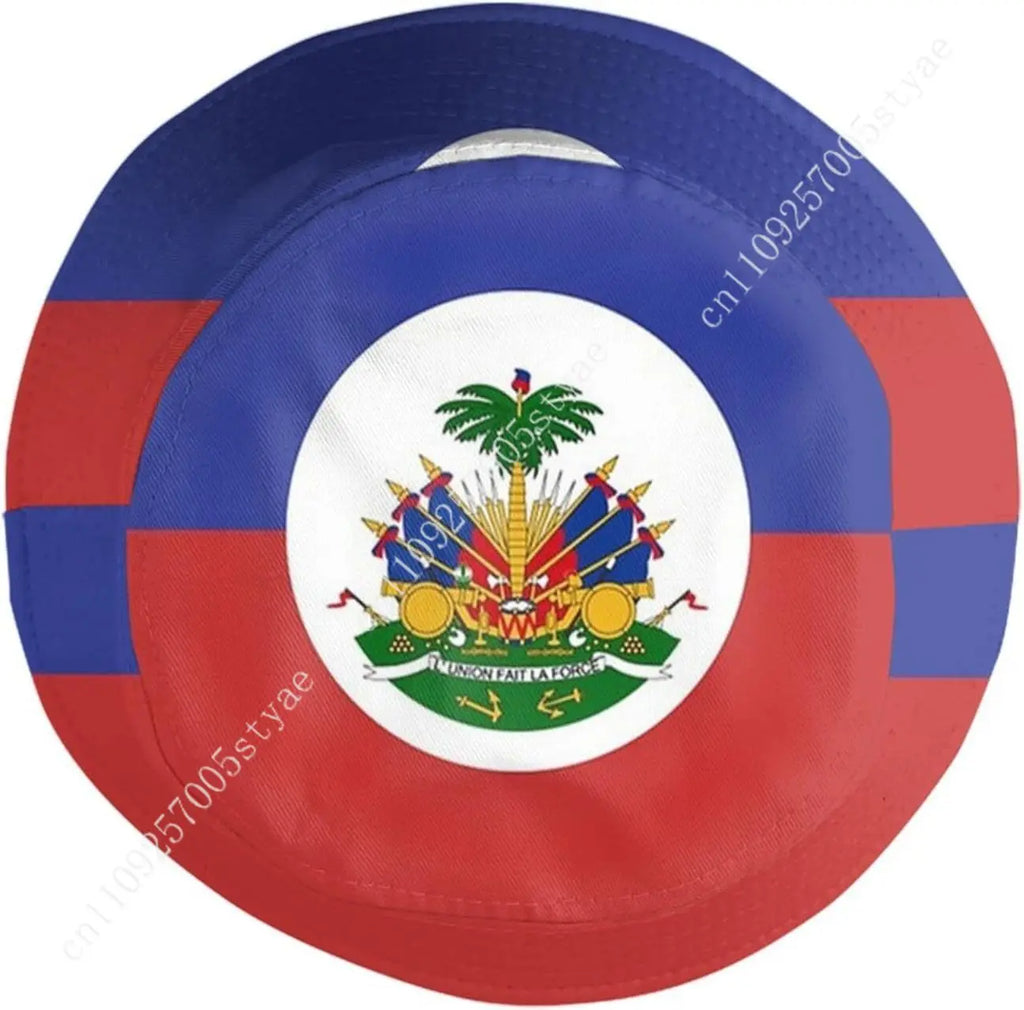 Haiti Flag Bucket Hat – Unisex Haitian Outdoor Fisherman Cap