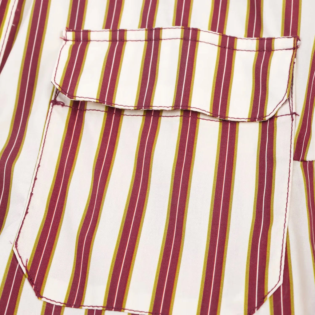 Women's clothing new autumn 2025 European and American fashion temperament casual striped shirt style dress