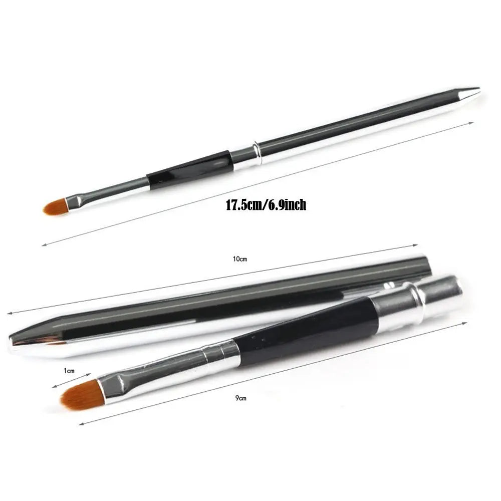 Lip Gloss & Lipstick Brush – Concealer & Lip Makeup Brush with Protective Cap