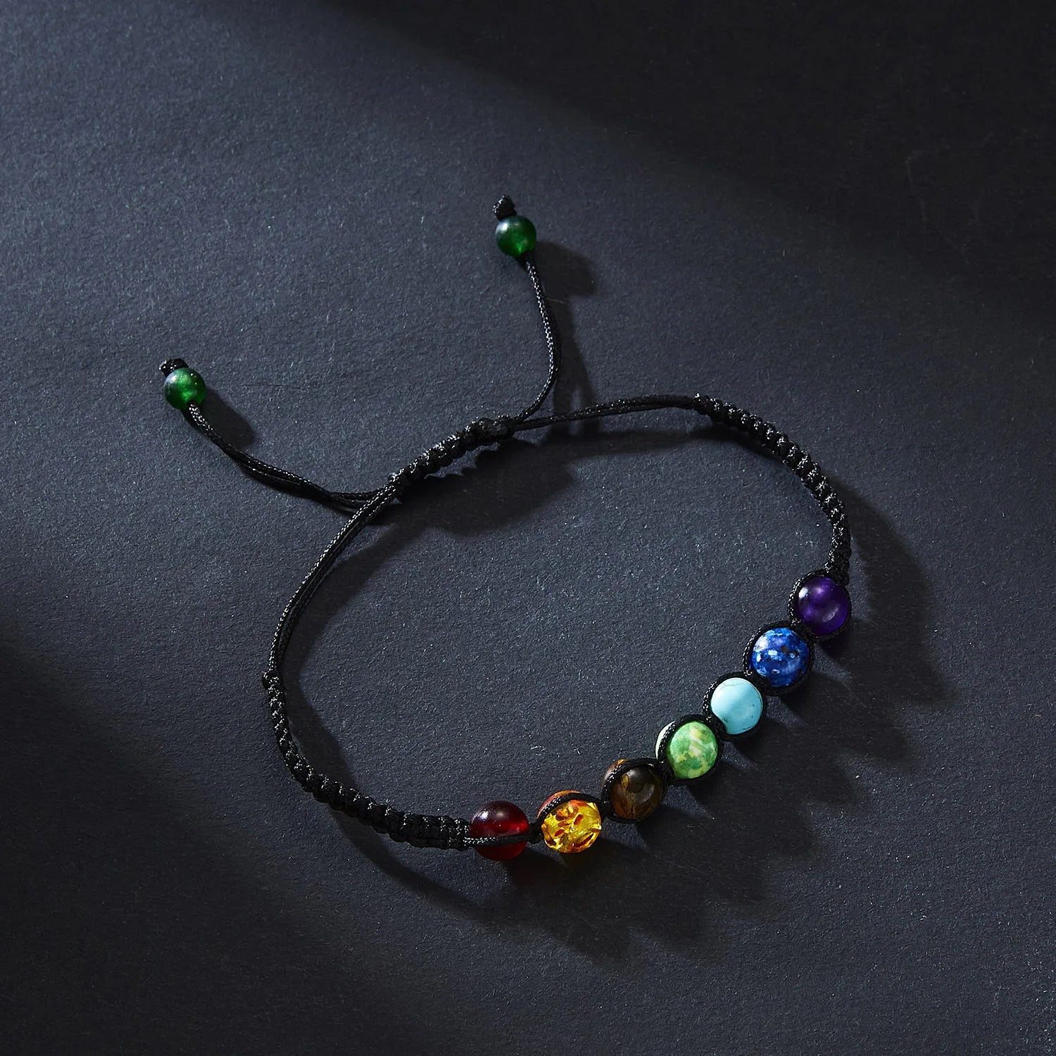 Reiki Healing Stone Bracelet For Women Men Yoga Meditation Jewelry Handmade Woven Natural Crystal Beads Bracelet Bangle