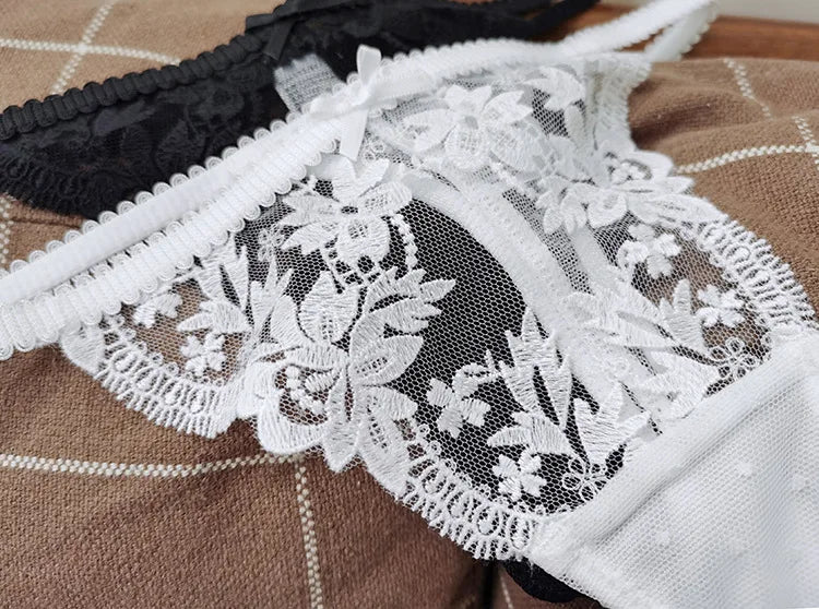 Lace Thong Panties – Women's Seamless Breathable G-String Underwear (S–XL)