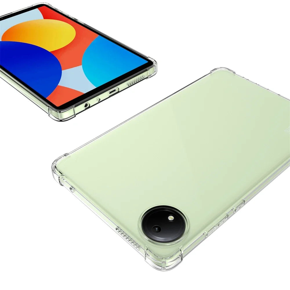 For Redmi Pad SE 8.7 2024 Case Transparent Airbags Soft Silicone TPU Protection Shockproof Cover For Xiaomi RedmiPad SE 8.7 Inch