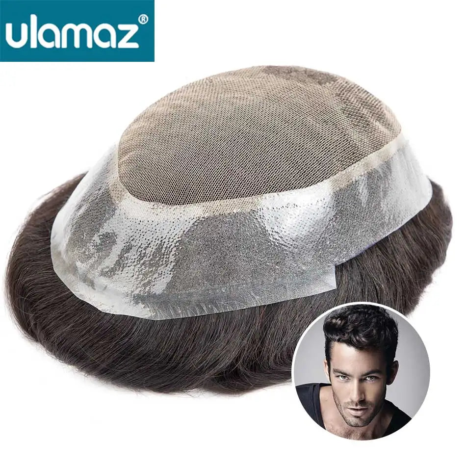 The Invisible Crown — Men's French Lace Toupee | 100% Indian Remy Hair | Natural Hairline | 6-Month Lifespan