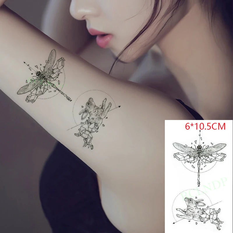 Anime Fire Flame Temporary Tattoo – Waterproof Flash Tattoo for Kids, Men & Women