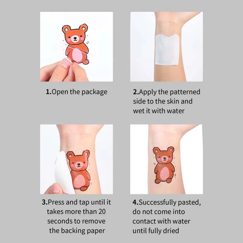 Red Lips Temporary Tattoo – Waterproof Neck & Arm Tattoo for Men & Women